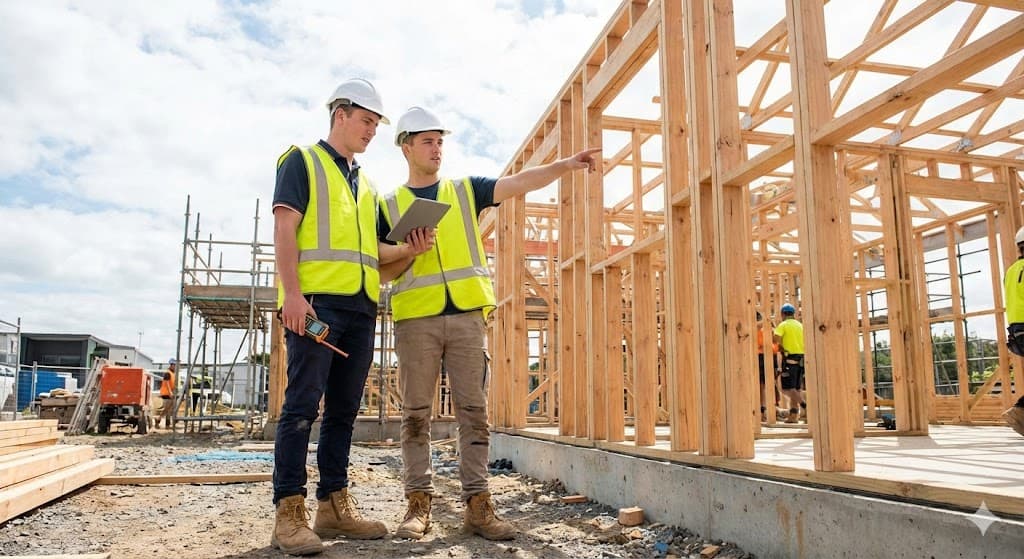 Construction site inspection